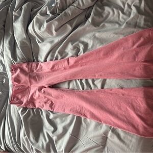 Pink Flared leggings
